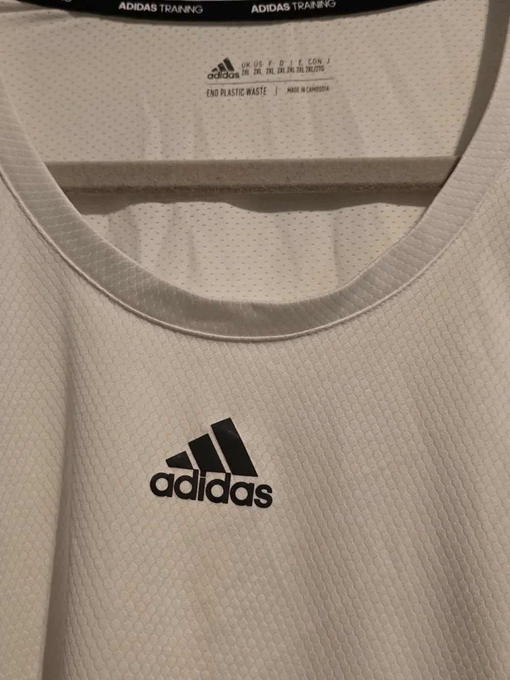 adidas White Men’s Performance Tank Top